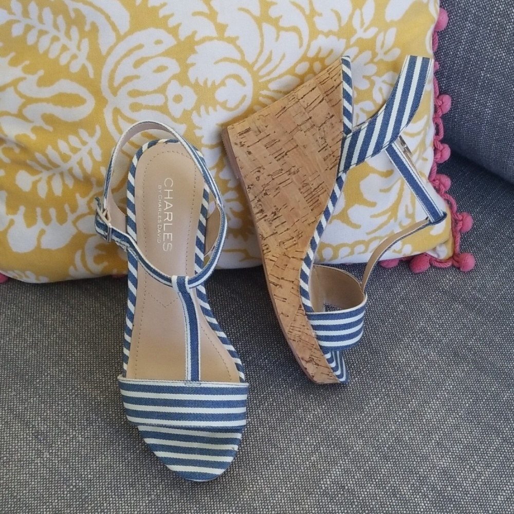Charles by Charles David platform Wedge sandles